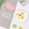 Molde de Gesso de Gatinho Cartoon Fofo de 8 Peças Boneca Coolomi Cristal Epóxi Artesanal DIY Molde de Epóxi