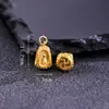 Colgante de gota con forma de ocho dioses guardianes, bañado en oro y en plata de ley S925, con doce Budas del zodíaco, accesorios de bricolaje