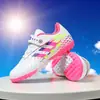 Botas de fútbol con velcro para niños y niñas, de competición, para estudiantes de primaria y secundaria, sin cordones, para entrenamiento profesional.