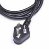 Venta Directa de Cable de Alimentación de Cobre Puro Estándar Nacional 3x0.75 Cuadrado con Enchufe Tipo Cabeza de Serpiente, Cable Específico para Computadora C13 de Tres Pines