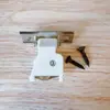 Acessórios para cortina roldana de bambu para cortina corda de puxar para subir persiana veneziana controle de persiana de junco fivela de metal para rede de proteção solar persiana romana