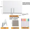 Pizarra de Dibujo Luminosa Juguete Infantil para Niñas, Pizarra para Calcar y Pintar Escribir, Pizarra para Garabatear, Regalo Fluorescente Dibujado a Mano