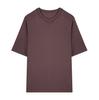 [Hengjia Hh] 2025 Nuevo Estilo de Verano Seda Tencel Cómoda y Musculosa Color Puro Cuello Redondo Manga Corta Camiseta para Mujer