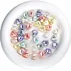 Corazón Brillante como un Diamante Forma de Corazón Luna Fría Lentejuelas Finas Cuentas Acrílicas Galvanizadas Irregulares Cuentas Sueltas Accesorios para Cadena de Teléfono DIY