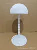 Soporte para peluca con forma de hongo, soporte para peluca, soporte para peluca, estante de almacenamiento con superficie de tela de encaje, soporte para peluca para hombres y mujeres
