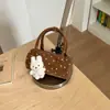 Bolso de Mano de Alta Moda Simple y Único para Mujer, Temporada Primavera 2026, Bolso de Hombro y Cruzado de Moda de Nicho con Lunares