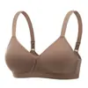Lingerie de Algodão com Látex para Meninas Estudantes, Alunas do Ensino Médio, Sutiã Fino Durante o Período de Desenvolvimento, Seios Pequenos, Sutiã Push-Up Sem Aro