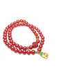 Pulseras de doble círculo de arena imperial de contenido medio para novias y novias, regalos de cumpleaños