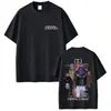 Camiseta Gráfica Unisex Vintage Hip-Hop Rock del Álbum Crystal Castle Camiseta Casual para Hombre de Algodón Manga Corta Oversize