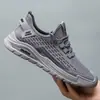 Tênis Esportivo Masculino Atacado Transfronteiriço Novo Malha Fly-Knit Respirável Solado Macio Tênis de Corrida Tendência Leve Casual