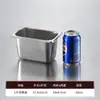 Cuencos de acero inoxidable para servir, recipientes rectangulares con tapa, recipientes comerciales para alimentos, carritos de comida rápida, cuencos para servir en buffet, platos cuadrados, cajas