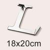 Ventas Calientes Transfronterizas 20cm Tamaño Grande 3D Acrílico Letra Inglesa Espejo Adhesivo de Pared Autoadhesivo Combinación Adhesivo de Espuma Eva