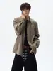 Estilo Old Money, diseño de remaches, camisa de manga larga para hombre, nueva colección otoño 2026, moderna y elegante, top casual holgado