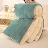 Colcha de Lã de Ovelha, Colcha de Inverno, Colcha de Veludo Leite e Fleece Coral para Primavera e Outono, Colcha de Algodão Individual, Núcleo de Colcha que Não Solta Fiapos, Grau Materno e Infantil