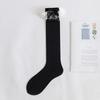 Calcetines Jk Hasta la Rodilla Estilo Nuevo Lolita Encaje Princesa Calcetines de Media Pantorrilla Calcetines de Encaje con Lazo para la Pantorrilla 80188