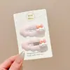 Pinzas para el cabello coloridas, artísticas y coquetas modelo 2025, pinzas de pico de pato estilo universitario para chicas dulces, pasadores para el cabello de estudiante, accesorios para el cabello de alto valor