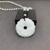 Colgante Pixiu Color Jade Verde Dragón de Hierba Xiangyun Pixiu Obsidiana Jade Blanco Verde Claro Collar Joyería Collar Estilo Chino Nuevo