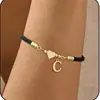 Pulseira Coração para Mulheres da Amazon Fashion Transfronteiriça, Estilo Tendência de Celebridade da Internet, Adequada para Street Wear, Combinada com Pingentes de 26 Letras
