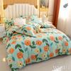 Procesamiento de tela de algodón tela de flores tela de tela para hacer funda de edredón sábana ropa de edredón superficie de ropa de cama gradualmente tela de fondo estampado y teñido
