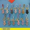 Net vermelho diamante violento urso carro controle remoto corrente anel cordão chaveiro pingente personalidade casal saco pendurado atacado