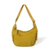 Bolso bandolera de gran capacidad para mujer, nuevo modelo 2026, bolso de hombro, mochila deportiva versátil, bolsa tipo albóndiga de color sólido para almacenamiento