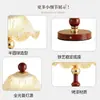Lámpara de Boda de Llama Eterna Decoración de Sala de Bodas Dormitorio Mesita de Noche Regalo de Dote para Recién Casados Decoración de Boda Lámpara de Mesa Roja Par