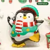 Nuevos Globos de Papel de Aluminio de Navidad Árbol de Navidad Grande Papá Noel Decoración Festiva Sala de Estar Decoraciones de Globos para Nochebuena
