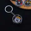 Hub de rueda de freno de metal giratorio colgante de llave negra de una pistola regalo de vacaciones Llavero de pinza de cubo de rueda Mercedes-Benz