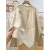 Nueva camisa larga de lino con botones al frente estilo chino para mujer, primavera y otoño, ropa casual inspirada en el Zen de estilo nacional, top tipo chaqueta de algodón y lino