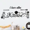 Xinuo PH_QTB680 Pegatinas Decorativas de Pared para Cocina Impermeables Autoadhesivas Removibles Pegatinas Decorativas Simples para Restaurante