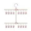 [Original] Prendedores de secagem de camada dupla para roupas íntimas, meias, roupas de bebê, prendedores multiuso, alta capacidade de carga, prendedores para chapéus e meias