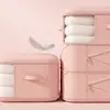 Bolsa de almacenamiento gruesa y translúcida para plumíferos y edredones, organizador de compresión a prueba de polvo de gran capacidad para ropa, venta al por mayor desde el fabricante