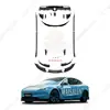 Adecuado para Tesla Model 3 Versión Facelift Labio Frontal Deportivo, Labio Trasero, Faldones Laterales, Divisor Frontal, Kit de Carrocería Modificado, Transfronterizo