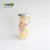 Lata Plástica Transparente Espiral Boca 85mm 900ml Embalagem de Armazenamento para Chá Aromatizado, Oleaginosas e Grãos Diversos Lata Selada Lata de Plástico Pet