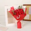 Ramo del Día del Maestro, Bolsa de Regalo de Flores de Jabón de Rosa para Temporada de Graduación, Flor de Jabón de Flor Artificial, Regalo 520 para el Día de San Valentín, Transfronterizo
