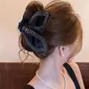 Pinza de pelo triangular grande con estampado de leopardo para cabello voluminoso, peinado de alta gama para la parte posterior de la cabeza, pinza de tiburón, accesorio para el cabello, pinza para el cabello para mujer