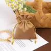 Bolsa de Terciopelo para Joyería, Bolsa de Almacenamiento para Joyería, Bolsa de Regalo de Terciopelo con Cordón, Bolsa de Terciopelo con Cordón