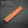 Suporte de Armazenamento para Xícaras de Chá em Madeira Ébano, Suporte de Secagem de Xícaras de Camada Única, Suporte Drenante de Água para Conjunto de Chá, Suporte para Xícaras em Madeira Maciça, Acessórios para Cerimônia do Chá