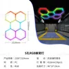 Fabricante Panal Luz Luz Circular Luz de Estación de Trabajo Soporte para Luz Luz Colgante Lavado de Autos Película de Belleza Luz de Techo Led Led