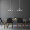 Amazon lustre retrô de vidro e cobre puro criativo simples para estudo sala de jantar padrão quarto lustre longo de cabeceira