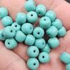 Otimizado turquesa contas antigas imitação jade contas soltas contas barril verde pulseira colar jóias acessórios contas artesanais