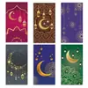 Nuevo Comercio Exterior Transfronterizo Diseño Castillo de la Luna Sobre Rojo Bendición Festiva Bienestar Es un Juego de Bolsas Verdes Listo para Mayorista