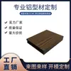 Carcasa de aleación de aluminio extrusión pulverización veta de madera metal disipación de calor carcasa perfil de aluminio industrial procesamiento puede abrir alta potencia