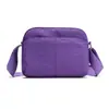 Estilo Coreano Moderno Ligero Sencillo Color Sólido Versátil Bolso de Hombro Único Cruzado Pequeño Cuadrado Bolso Cruzado de Mamá Impermeable