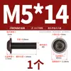 Tornillos de Acero Inoxidable 304 Cabeza Redonda Hexagonal con Arandelas M2M2.5M3M4M5M6M8M10