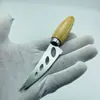 Cuchillo para Queso Mango de Madera Cuchillo para Queso Juego de Cuchillos para Queso Espátula de Crema Cuchillo para Queso de Uso Especial de Yangjiang Tenedor para Queso