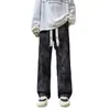 Pantalones Casuales de Moda Americana para Hombre de Primavera y Otoño, Pantalones Largos Versátiles Tie-Dye, Pantalones Casuales Deportivos de Caída para Hombre