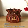 Maceta de cerámica, estilo europeo vintage de arcilla roja, para mesa de balcón, plantas suculentas, árbol de la fortuna, bonsái, decoración floral interior creativa