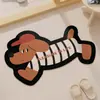 Alfombrilla de Piso de Diatomeas con Animales Lindos, Alfombra Absorbente Irregular con Dibujos Animados para Puerta de Baño, Alfombra Decorativa Linda Resistente a la Suciedad para Uso en el Hogar