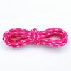 Cordones Diagonales con Patrón Redondo de 4 mm para Zapatos de Papá, Unisex Color Negro y Blanco Coloridos de Moda de Doble Color para Zapatos Deportivos